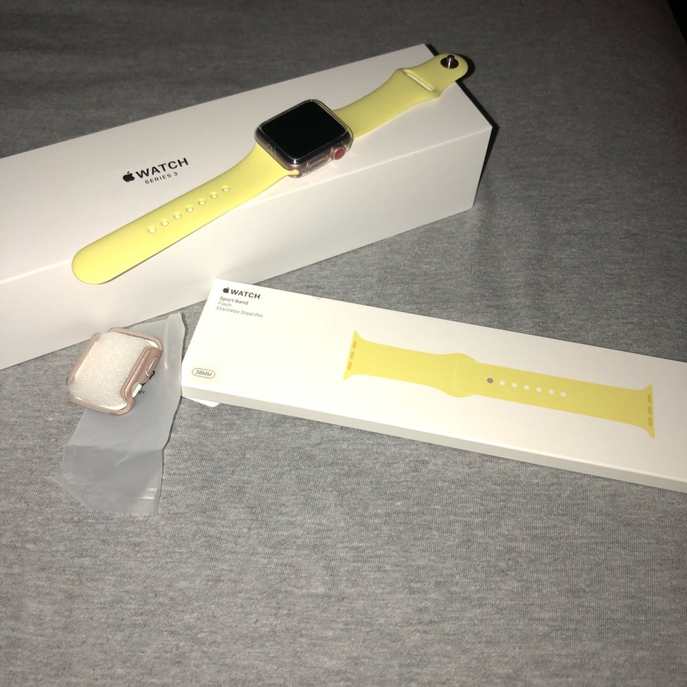 Apple Watch 3 with Cellular 38mm Gold & AppleCare+